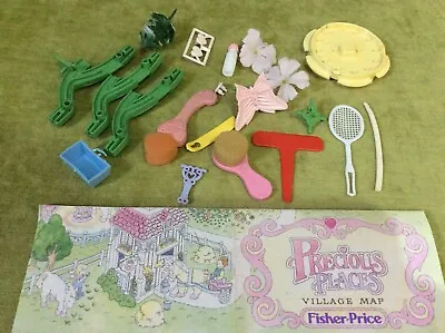 Buy Vintage 80s Precious Places Village Playmat Map + Spares / Repairs Fisher Price  • 24.50£
