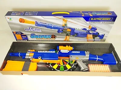 Buy NERF Bullet Soft Dart Gun Toy REAL Laser Warzone Battle Rifle Sniper Army Toy UK • 33£