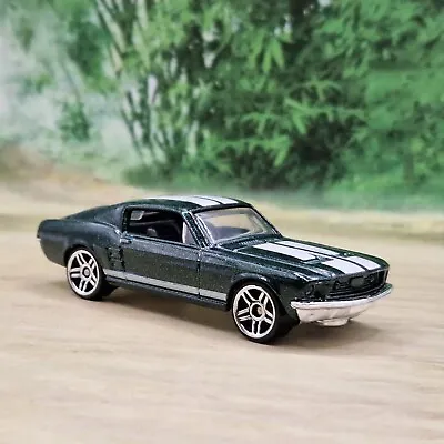 Buy Hot Wheels '67 Ford Mustang Fastback Diecast Model Car 1/64 (2) Ex. Condition • 5.90£