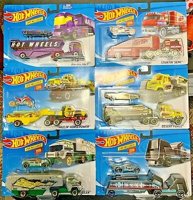 Buy Hot Wheels 2019 Super Rigs Set #FKW91 1:64 Scale Diecast (Set Of 6) • 57.77£