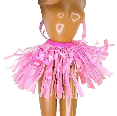 Buy 1992 BARBIE HAWAIIAN FUN Mattel - Straw Pink Skirt B177 • 6.22£