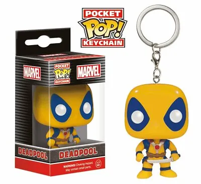 Buy Marvel Comics Pocket POP! Vinyl Keychain Yellow Deadpool  • 10.99£