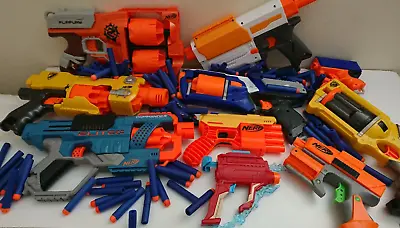 Buy NERF Party Bundle - 10 Blasters/Guns With Plenty Of Darts - All Working • 49.99£
