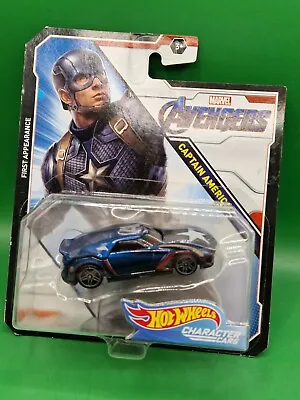 Buy Hot Wheels Marvel Avengers Captain America (b62) • 7.99£