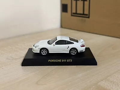 Buy 1/64 Porsche 911 GT2 White Silver Rubber Tyres (Like Kyosho/ Hot Wheels Scale) • 4.99£