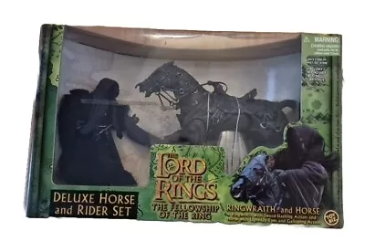 Buy Ringwraith And Horse The Lord Of The Rings Fellowship Of The Ring Deluxe Toy Biz • 45.50£