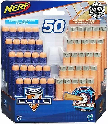 Buy Nerf 50 Dart Refill Pack Original Elite AccuStrike Bullets • 11£