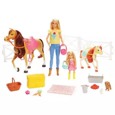 Buy Barbie Hugs 'n' Horses Playset For 3yrs + • 69.99£