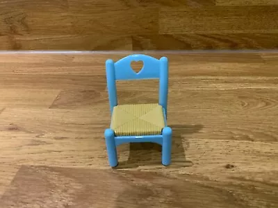 Buy Fisher Price Loving Family Dolls House Spares 1993 Blue Dining Chair Immaculate. • 4.99£