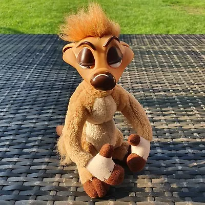 Buy 1994 Mattel Disney The Lion King - Timon - Soft Plush Stuffed Toy Doll Poseable • 5.49£