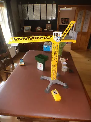 Buy Playmobil 5466 Tower Crane Remote Controlled Used • 12£