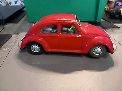 Buy Bandai (Japan) Volkswagen Beetle. Large Scale Bump And Go Action Tinplate Car • 75£