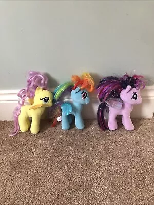 Buy Ty My Little Pony Princess Twilight, Fluttershy & Rainbow Dash Soft Toy Charity • 5£