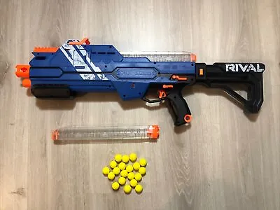 Buy Nerf Rival Hypnos XIX-1200 Blue Blaster With X2 Magazines & 20 Rounds Of Ammo • 31.99£