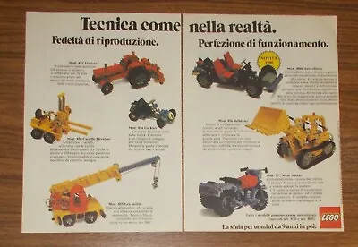 Buy Rare Advertising LEGO Technic 8860 Car Chassis 855 Mobile Crane 857 854 1980 • 3.43£