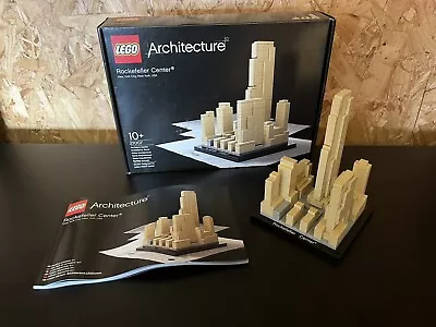 Buy Lego Architecture 21007 Rockefeller Center 100% Complete Box • 23.06£