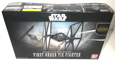 Buy Bandai Star Wars First Order Tie Fighter The Force Awakens 1/72 Model Kit Japan • 63.19£