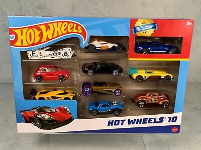 Buy Hot Wheels 10-Car Gift Pack Of 1:64 Scale Vehicles​ (As Pictured) #B New Sealed • 14.95£
