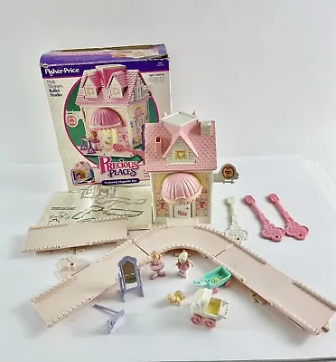 Buy Precious Places PINK SLIPPERS BALLET STUDIO Vintage Fisher Price #5153 Magnetic • 37.86£