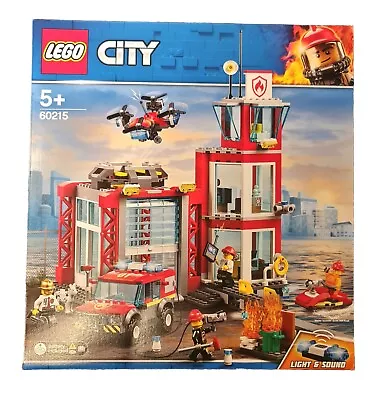Buy Retired Lego City (60215) Fire Station. Brand New In Box And Sealed  • 76£