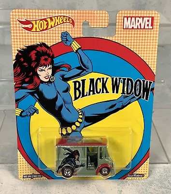 Buy Hot Wheels Marvel Black Widow 1:64 Bread Box Real Riders (2016) • 13.99£