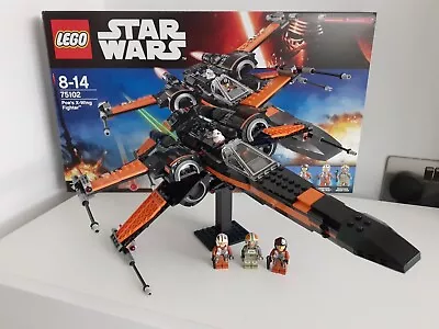 Buy Lego 75102 Star Wars Poe's X-wing - Complete With Box & Instruction • 40£