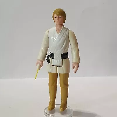 Buy Vintage Star Wars Luke Skywalker Farmboy - Brown Hair - First 12 - 1977 • 11.50£