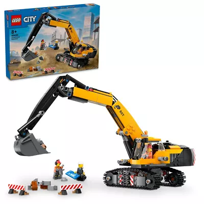 Buy LEGO City 60420 Yellow Construction Excavator Age 8+ 633pcs • 49.95£