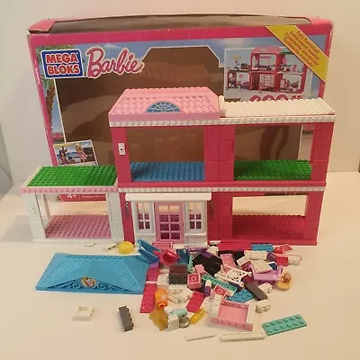 Buy Barbie Mega Bloks Build-n-play Fab Mansion 80149 Incomplete • 24.99£