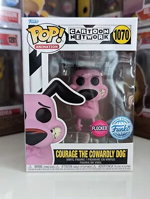 Buy Funko Pop! | Courage The Cowardly Dog Flocked | #1070 | Cartoon Network | • 15£