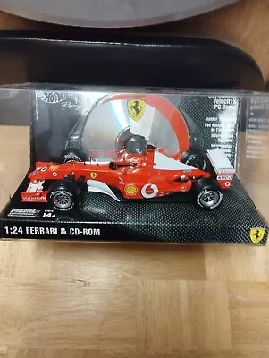 Buy Hot Wheels Racing 1:24 Scale Ferrari And CD-ROM Hot Wheels Velocity X PC Demo • 5£