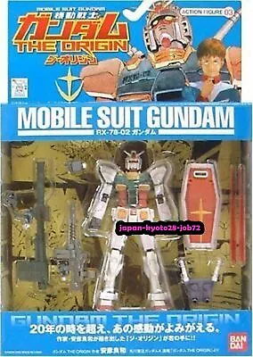 Buy The Origin RX-78-02 Gundam Action Figure Mobile Suit Gundam Japan BANDAI JP • 115.62£
