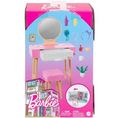Buy Barbie Furniture - HJV35 - Barbie Dollhouse Decoration Set • 38.19£