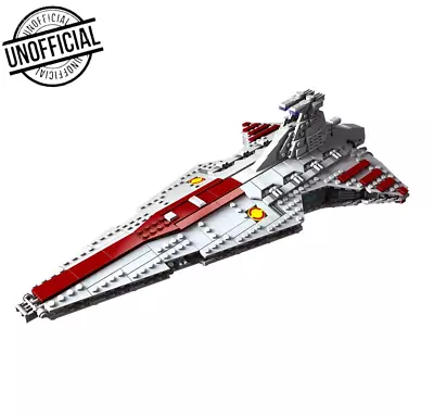 Buy MOC Star Wars Venator Class Republic Attack Cruiser 8039 Building Bricks Set UK • 39.99£
