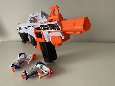 Buy Nerf Ultra Select Powered Blaster Gun With 2 Pistols & Clip Magazines White • 39.99£