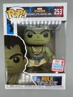 Buy Funko POP #253 Hulk (Casual) Marvel Thor Ragnorok 2017 Damaged Box + Protector • 15.39£