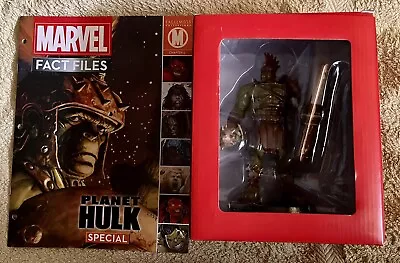 Buy Marvel Fact Files Eaglemoss Special Issue Planet Hulk  With Magazine • 34.99£