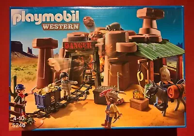 Buy Playmobil WESTERN 5246 Gold Mine With Explosive Box (unopened In Original Packaging) • 95.76£