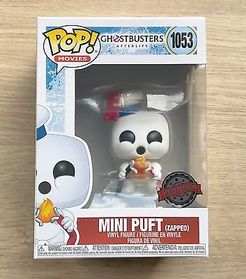 Buy Funko Pop Ghostbusters Afterlife Mini Puft Zapped #1053 + Free Protector • 34.99£