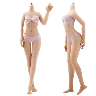 Buy 1/6 Seamless Narrow Shoulder Small Bust Female Girl Body Fr Phicen Hot Toys Head • 49.94£
