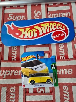 Buy HOT WHEELS 2023 L CASE VW  Id Buzz  Electric Vw Camper T2 Bus Vag Small Crease  • 4.99£