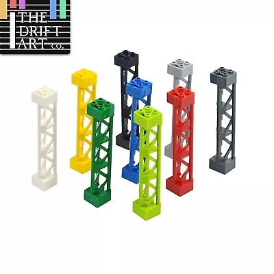 Buy MOC City Pillars 2x2x10 Girder Bracket 95347 For LEGO Kits Building Blocks Sets • 11.80£