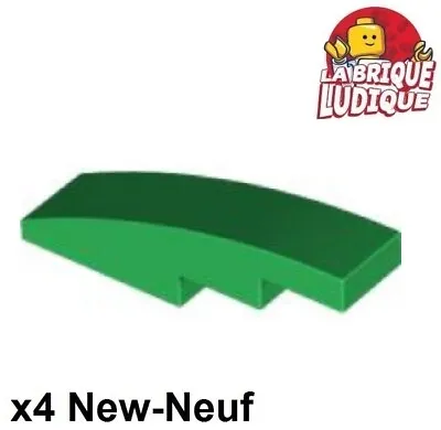 Buy LEGO 4x Slope Curved Gradient Curve 4x1 Green/Green 61678 New • 1.61£