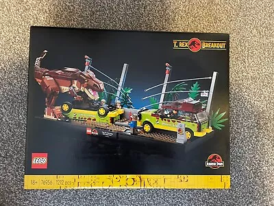 Buy Lego Jurassic Park 76956 T Rex Breakout Brand New And Sealed Box • 98£