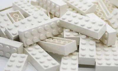 Buy LEGO BRICKS 50 X WHITE 2x6 Pin -  From Brand New Sets Sent In A Clear Sealed Bag • 27.99£