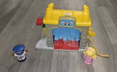 Buy Fisher Price Little People Car Wash & Figures X2 • 13£