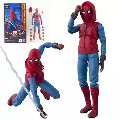 Buy SHF Spider-Man Homecoming Home Made Suit Ver. Action Figure Collectible Toy HOT • 20.99£