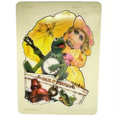 Buy Vintage 1981 Fisher-Price “M.S. Piggy” Muppets Kermit Ms. Piggy Tray Puzzle #543 • 9.44£