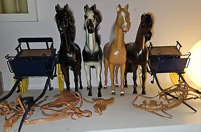Buy Sindy Pedigree Horses With Gig Vintage Similar To Barbie • 128.71£