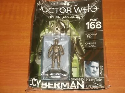 Buy DAMAGED CYBERMAN Part #168 Eaglemoss BBC Doctor Who Figurine Collection 11th Dr • 19.99£